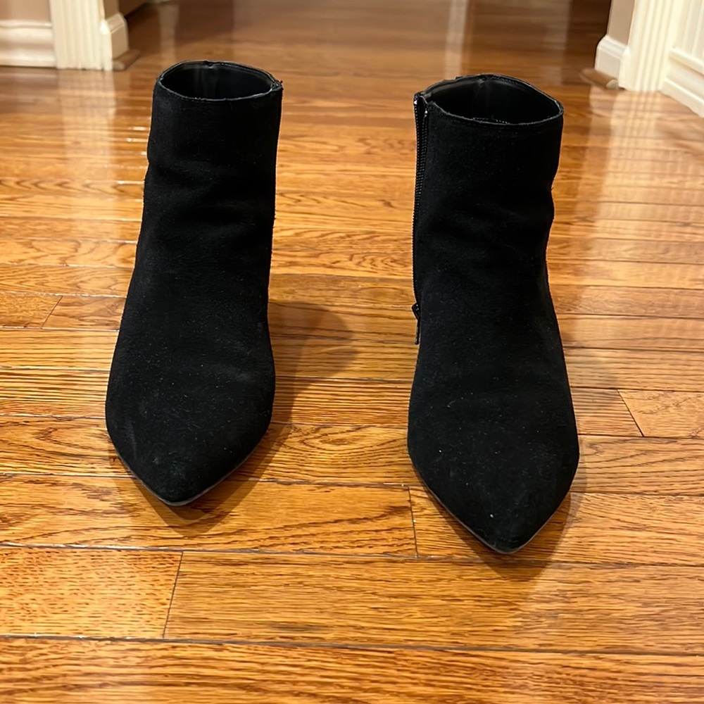 Black Suede Bootie